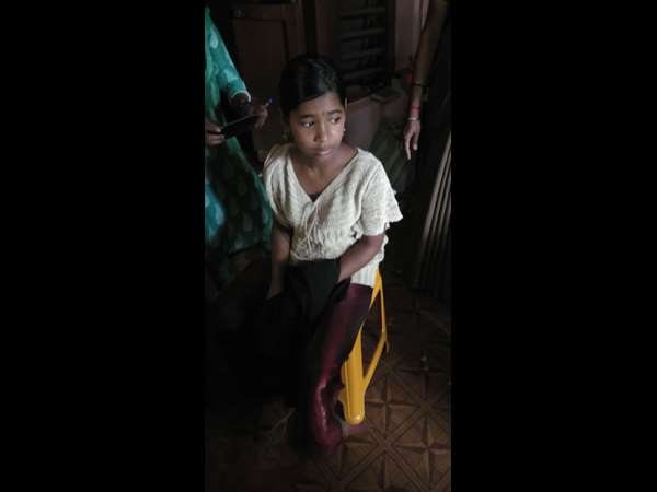 Mother has beaten her daughter in a cruel manner