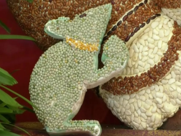 Grains Ganesha in Udupis TVS showroom