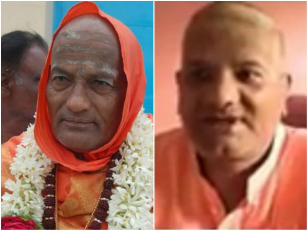 A young Swamiji attacked on supporter of a senior Swamiji A young Swamiji attacked on supporter of a senior Swamiji