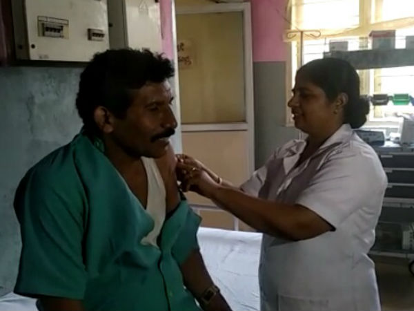 Team of doctors visited to Ichalampady village 