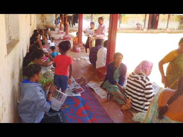 Self Employment training in Kodagu flood relief center 