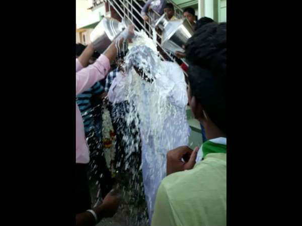 Milks anointed video is now viral in social media