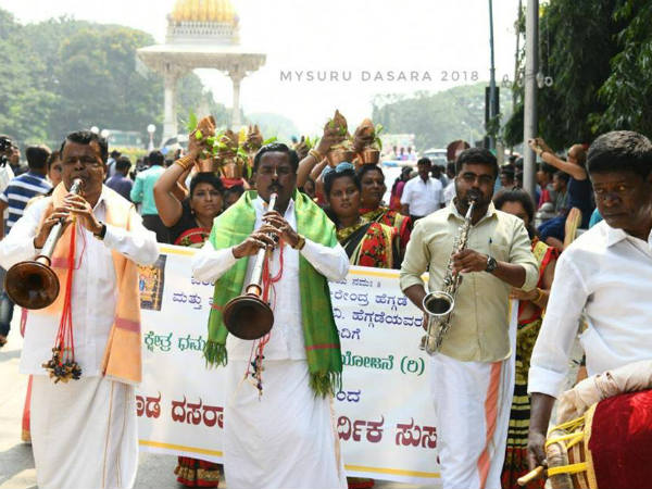 Farmer Dasara Procession was launched in Mysuru 