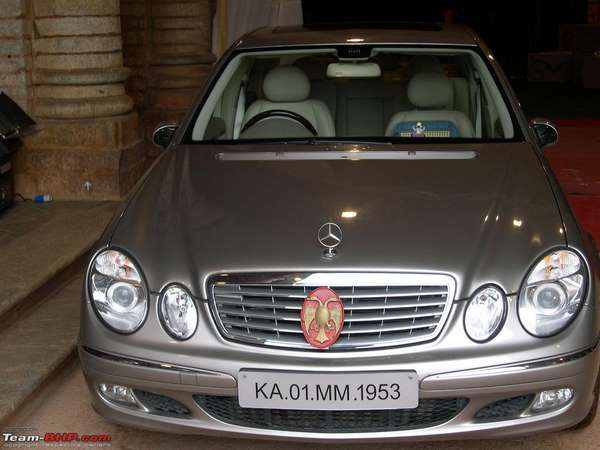 In Mysore Palace All Cars number is 1953