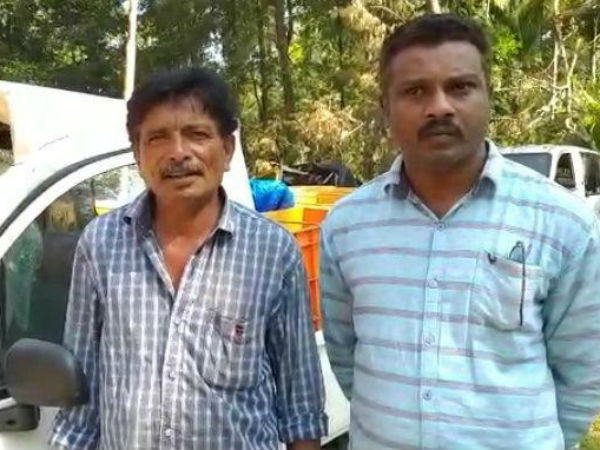 Wild elephant attacked on vehicle in Bisle Ghat