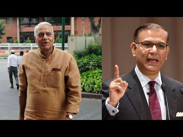 ಪುತ್ರ ಜಯಂತ್ ಸಿನ್ಹಾ ಹುಟ್ಟುಹಬ್ಬದ ದಿನವೇ ಬಿಜೆಪಿ ತೊರೆದ ಸಿನ್ಹಾ 