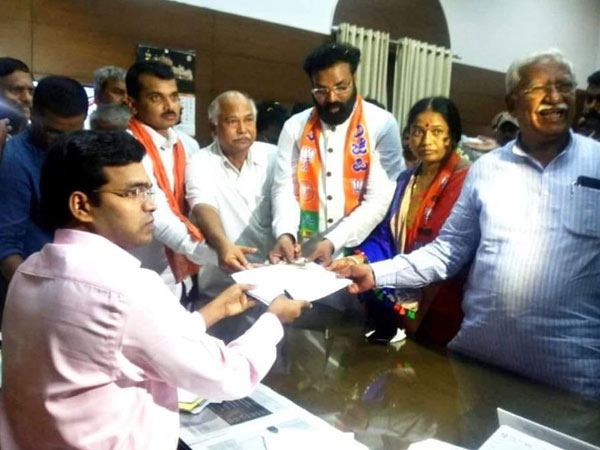 ಜೆ.ಶಾಂತ ನಾಮಪತ್ರ 