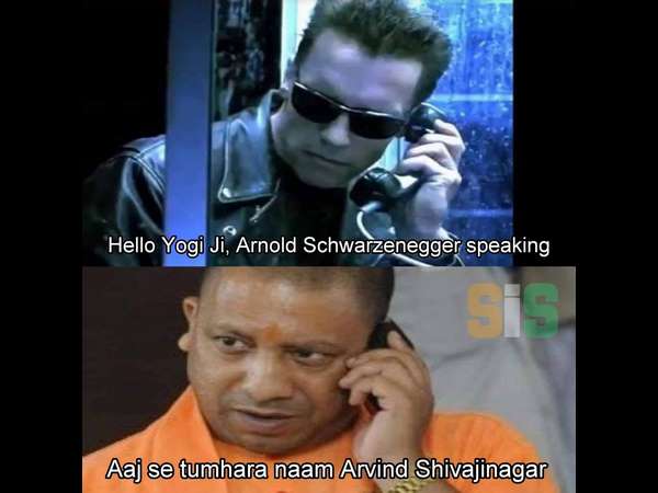 Memes about Yogi Adityanath viral in social media