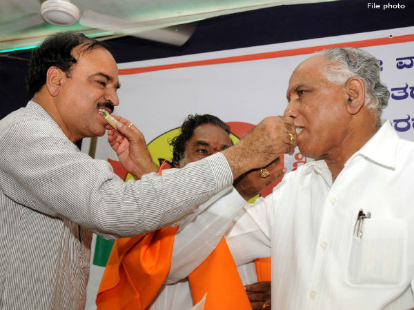 ಯಡಿಯೂರಪ್ಪ ಮತ್ತು ಅನಂತ್ ಕುಮಾರ್ 