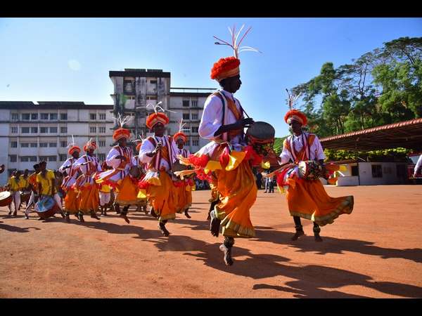 Alvas campus is attracting by colorful electric lights