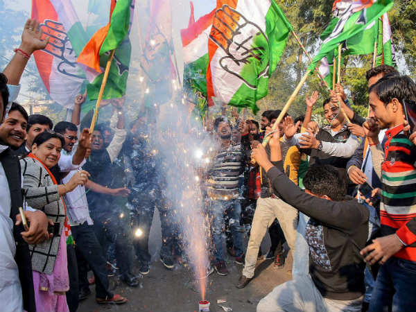 ರಾಜಸ್ತಾನ ವಿಧಾನಸಭಾ ಚುನಾವಣಾ ಫಲಿತಾಂಶದ ಹೋಲಿಕೆ