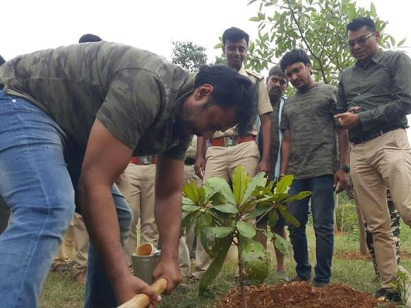 Actor Darshan has helped for forest contract staff