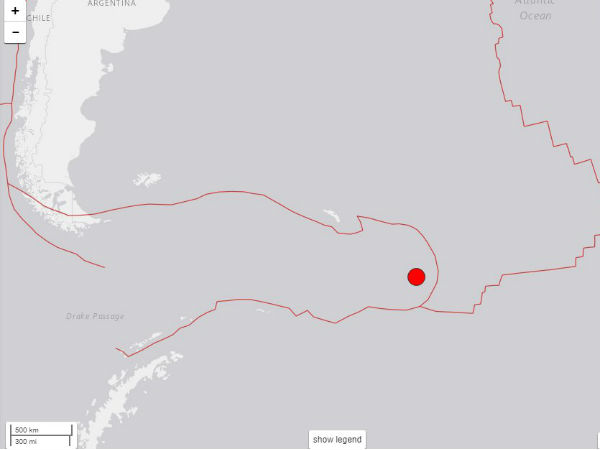 Huge magnitude earthquake strikes near Antarctica