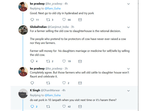 10, ಜನಪಥ್ ಗೆ ಹೋದಾಗ ಅಲ್ಲಿ ಪೋರ್ಕ್ ತಿನ್ನಿ 