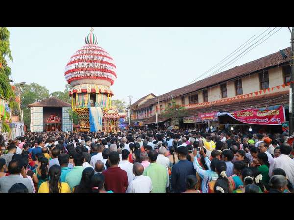 Champa shasti Rathostsava in Anantheswara temple