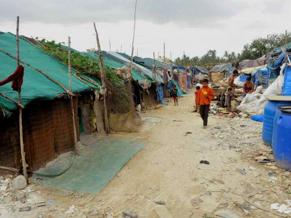 700 migrant families evicted from labour sheds