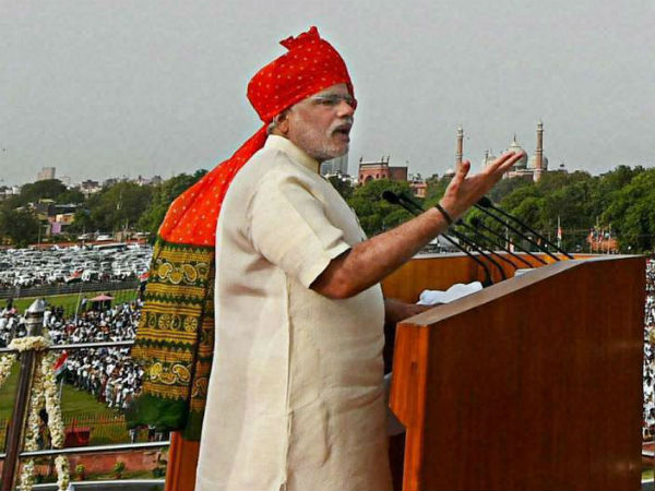 ಕೆಂಪುಕೋಟೆಯಲ್ಲಿ ಸ್ವಾತಂತ್ರ್ಯೋತ್ಸವ ಭಾಷಣ 