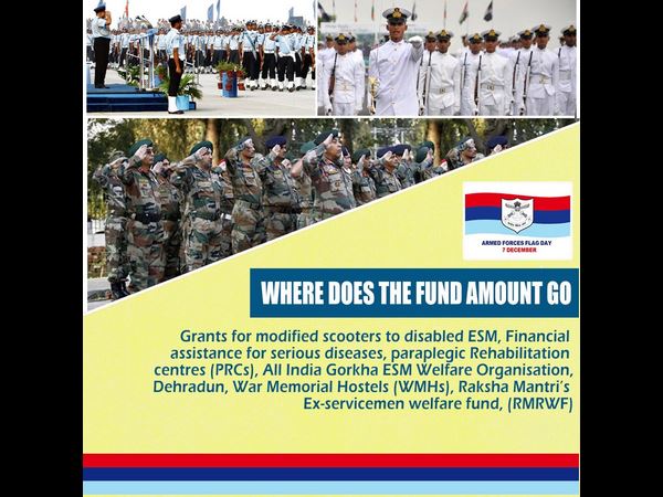 ಆರ್ಮಡ್ ಫೋರ್ಸ್ ಫ್ಲಾಗ್ ಫಂಡ್ ಎಲ್ಲಿಗೆ ಹೋಗುತ್ತದೆ 