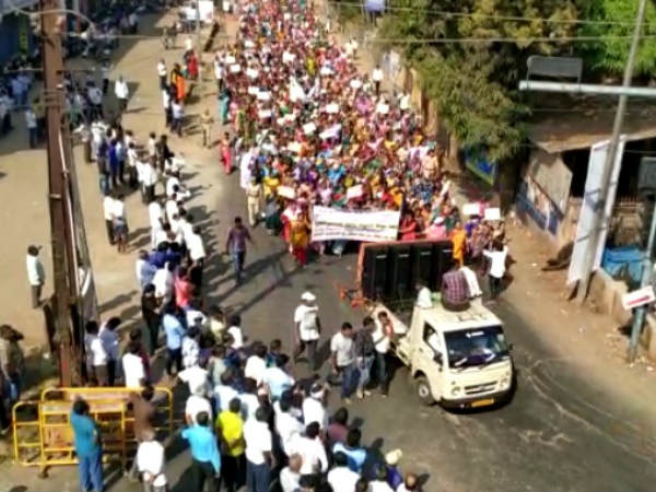  ಬೃಹತ್ ಪ್ರತಿಭಟನೆ