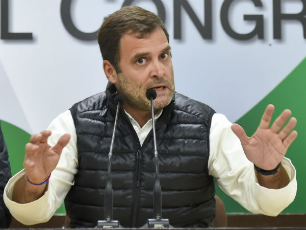 ಬೆಚ್ಚಿ ಬೀಳುವ ರಾಹುಲ್ ಗಾಂಧಿ