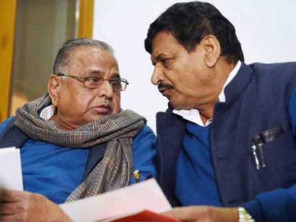 ಮುಲಾಯಂ, ಶಿವಪಾಲ್ ಮತ್ತು ಅಖಿಲೇಶ್ ಒಂದಾದರು 