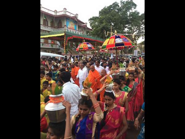 Number of devotees are coming to attend Mysuru t Narsipura kumbha mela