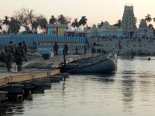 Army constructed bridge for T Narasipura kumbh mela