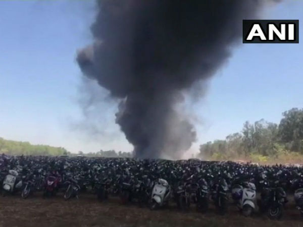 Another Fire breaks out in aero India show