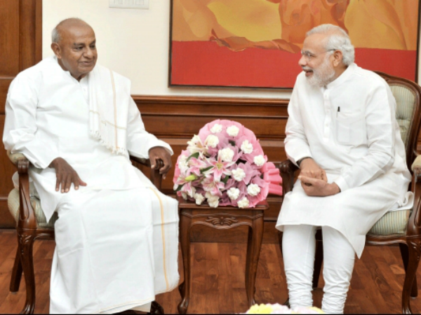 ಕೇಂದ್ರ ಬಿಜೆಪಿ ನಾಯಕರ ಮೇಲೆ ಗೌಡ್ರ ಸಾಫ್ಟ್ ಕಾರ್ನರ್ 