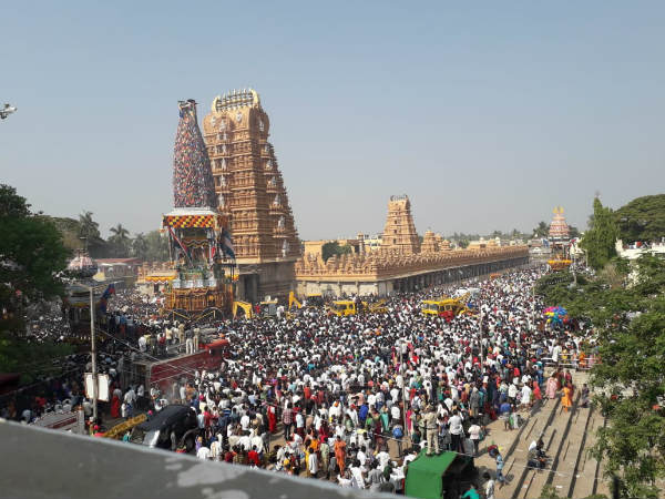  ಬೆಳಗ್ಗೆ 9.27ಕ್ಕೆ ಜರುಗಿದ ರಥೋತ್ಸವ 