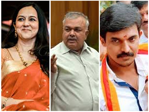ಸದ್ಯಕ್ಕೆ ಬೆಂಗಳೂರು ದಕ್ಷಿಣದಿಂದ ಪ್ರಿಯಕೃಷ್ಣ, ರೋಹಿಣಿ ಮತ್ತು ರಾಮಲಿಂಗ ರೆಡ್ಡಿ 