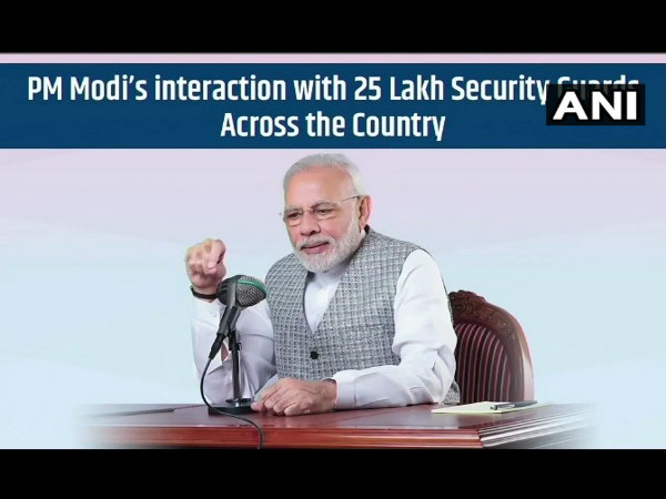 PM Narendra Modi interaction with security guards highlights 