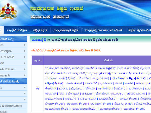 ಅಭ್ಯರ್ಥಿಗಳಿಗೆ ಸೂಚನೆ