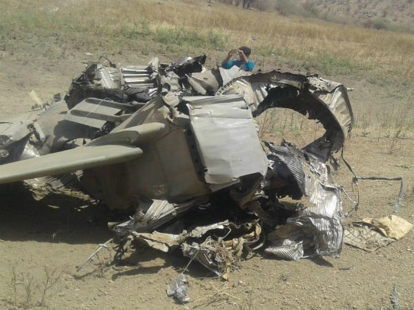 MiG 27 UPG aircraft crashed in Jodhpur MiG 27 UPG aircraft crashed in Jodhpur