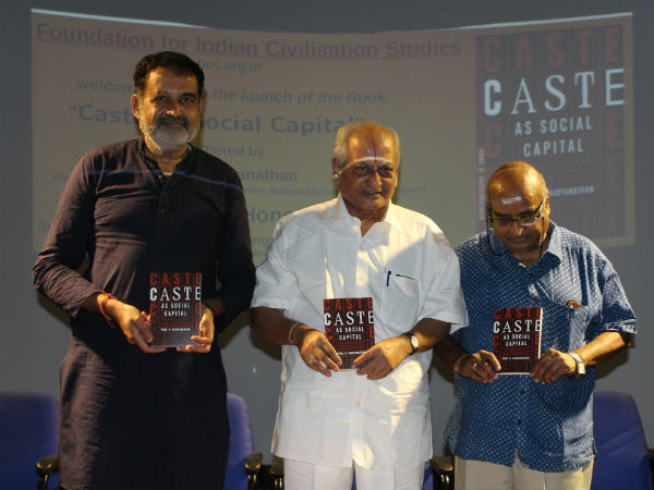 Prof. R. Vaidyanathan Caste as a Social System book launched 