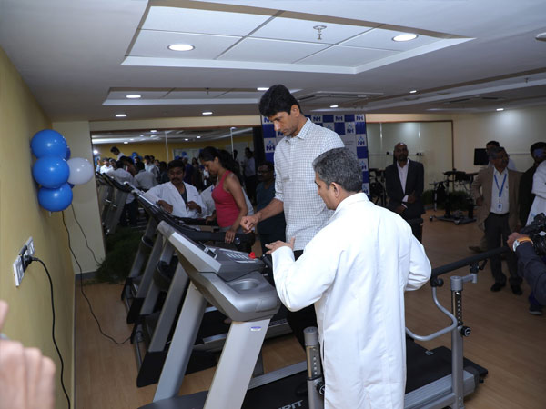 Former Cricketer Venkatesh Prasad inaugurates Rehabilitation centre Narayana Health City 