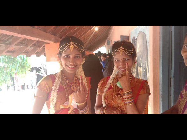 Brides have voted before marriage near Mangaluru