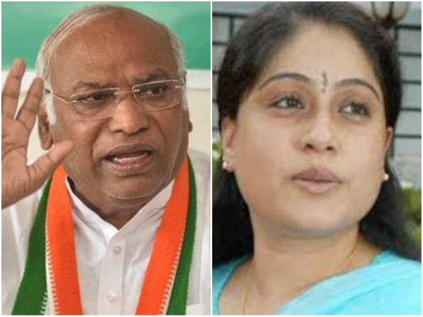 Telugu actress Vijayashanti campaigning for Mallikarjuna Kharge Telugu actress Vijayashanti campaigning for Mallikarjuna Kharge