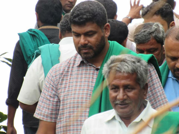 ಕ್ಷೇತ್ರದ ಪ್ರಭಾವಿ ಯುವ ಮುಖಂಡ ದರ್ಶನ್ ಪುಟ್ಟಣ್ಣಯ್ಯ 