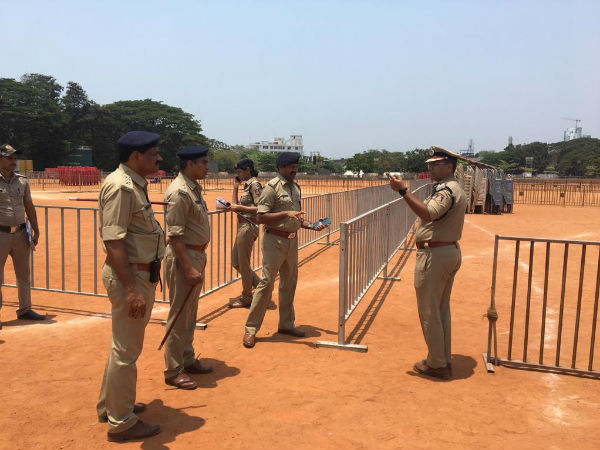 ಮೋದಿ ಸಮಾವೇಶಕ್ಕೆ 1472 ಪೊಲೀಸರ ನಿಯೋಜನೆ 