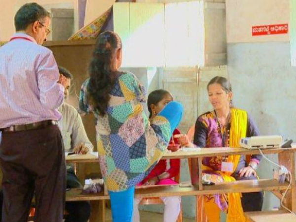 Specially abled woman is model on others by voting 