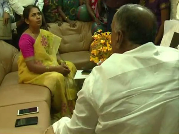 Chitradurga BJP MLA Thippareddy spoke against Zilla Panchayat CEO