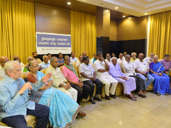 ಬುದ್ಧಿಜೀವಿಗಳು, ಲೇಖಕರ ಕೊಲೆ ಬಗ್ಗೆ 