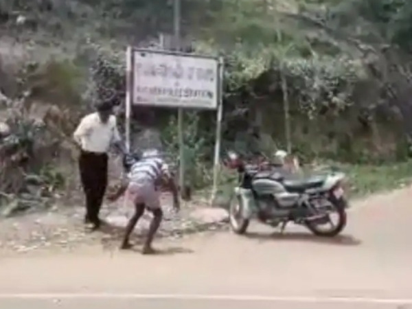 Police harassment on old age man