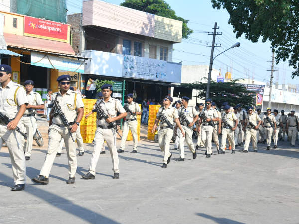 Mysuru police raided on central prison of Mysore