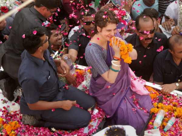 Priyanka Gandhi campaign in Narendra Modis constituency Priyanka Gandhi campaign in Narendra Modis constituency