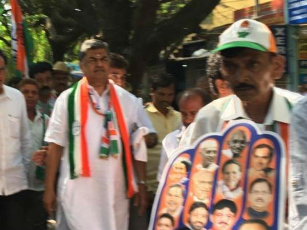 ಬೆಂಗಳೂರು ದಕ್ಷಿಣದ ಕಾಂಗ್ರೆಸ್ ಅಭ್ಯರ್ಥಿ ಬಿ ಕೆ ಹರಿಪ್ರಸಾದ್ 