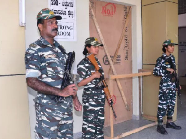 EVM shifted to strong rooms in NITK college