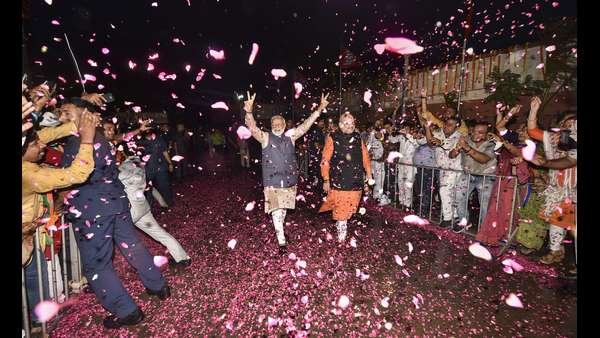 ಮತ ಹಂಚಿಕೆ ಲಾಭ ಬಿಜೆಪಿಗೆ 