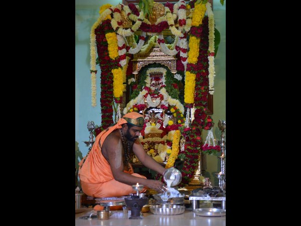 The FIR was registered against Vidya Sri Swamiji of Vyasaraya Mutt The FIR was registered against Vidya Sri Swamiji of Vyasaraya Mutt